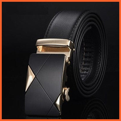 Genuine Leather Belts For Men With Automatic Buckle | whatagift.com.au.