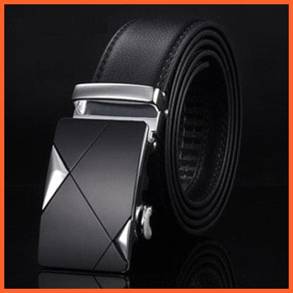 Genuine Leather Belts For Men With Automatic Buckle | whatagift.com.au.
