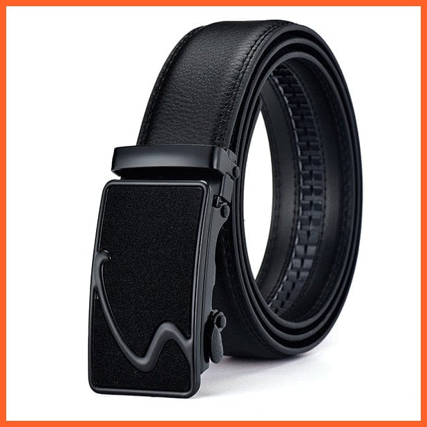 Genuine Leather Belts For Men With Automatic Buckle | whatagift.com.au.