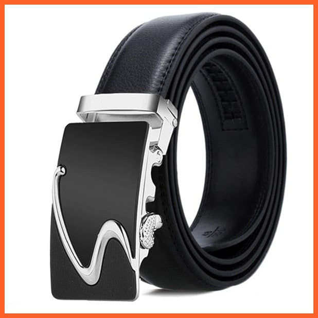 Genuine Leather Belts For Men With Automatic Buckle | whatagift.com.au.