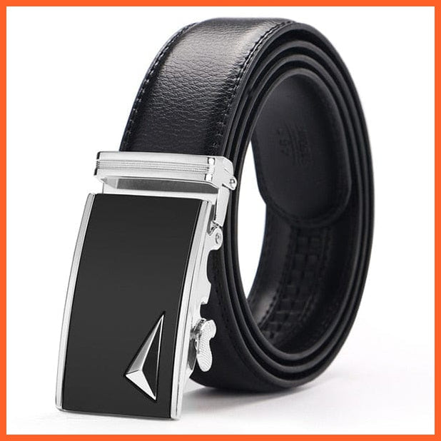 Genuine Leather Belts For Men With Automatic Buckle | whatagift.com.au.