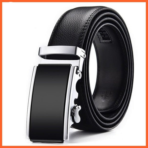 Genuine Leather Belts For Men With Automatic Buckle | whatagift.com.au.