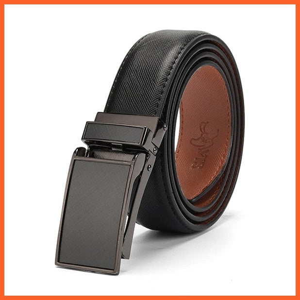 Genuine Leather Belts For Men With Automatic Buckle | whatagift.com.au.