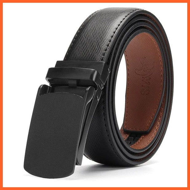 Genuine Leather Belts For Men With Automatic Buckle | whatagift.com.au.