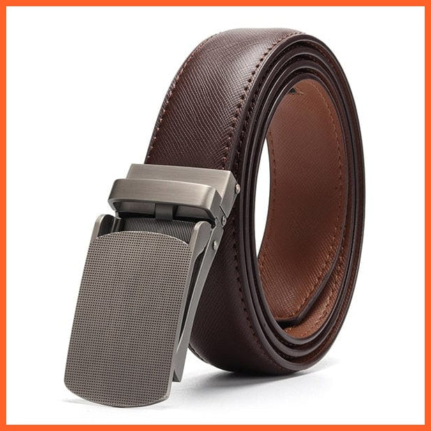 Genuine Leather Belts For Men With Automatic Buckle | whatagift.com.au.