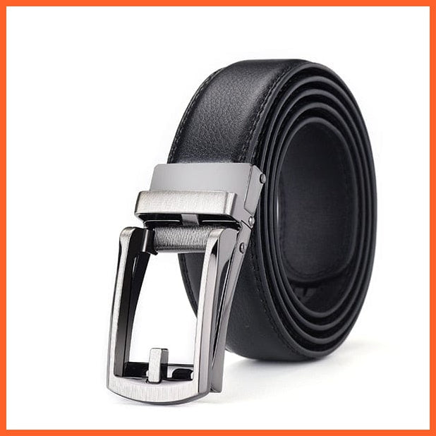 Genuine Leather Belts For Men With Automatic Buckle | whatagift.com.au.