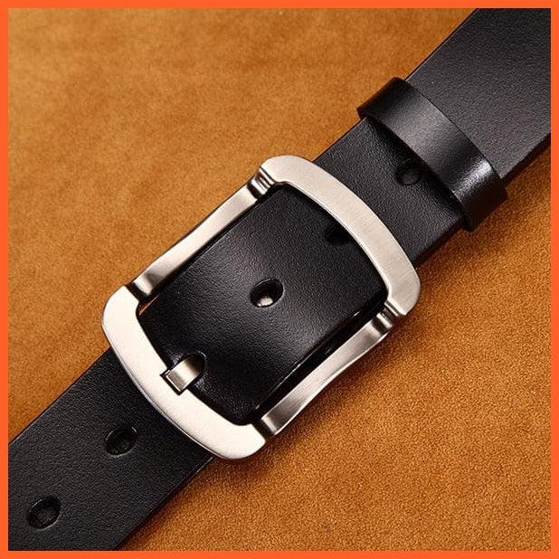 Genuine Leather Belts For Men With Pin Buckle | whatagift.com.au.