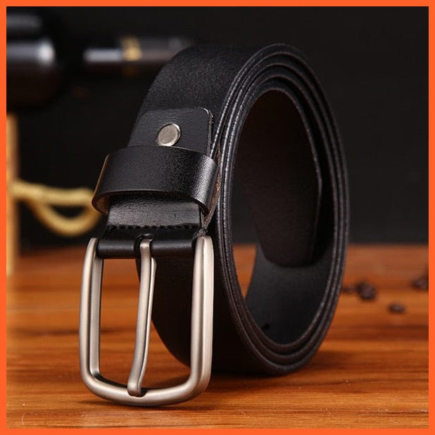 Genuine Leather Belts For Men With Pin Buckle | whatagift.com.au.