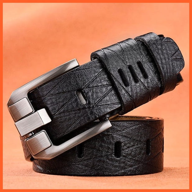Genuine Leather Belts For Men With Pin Buckle | whatagift.com.au.