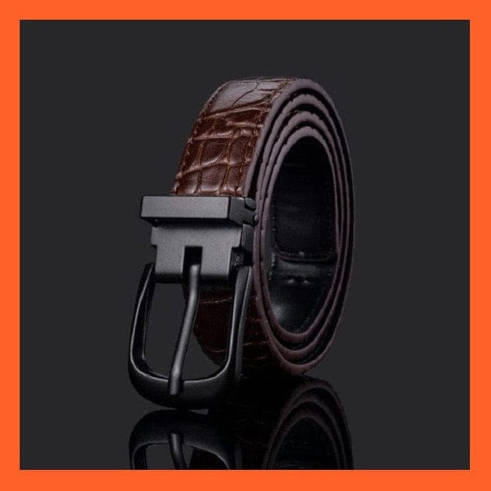 whatagift.com.au Belt Pu Leather Belt Black Square Metal Buckle Waist Strap For Children