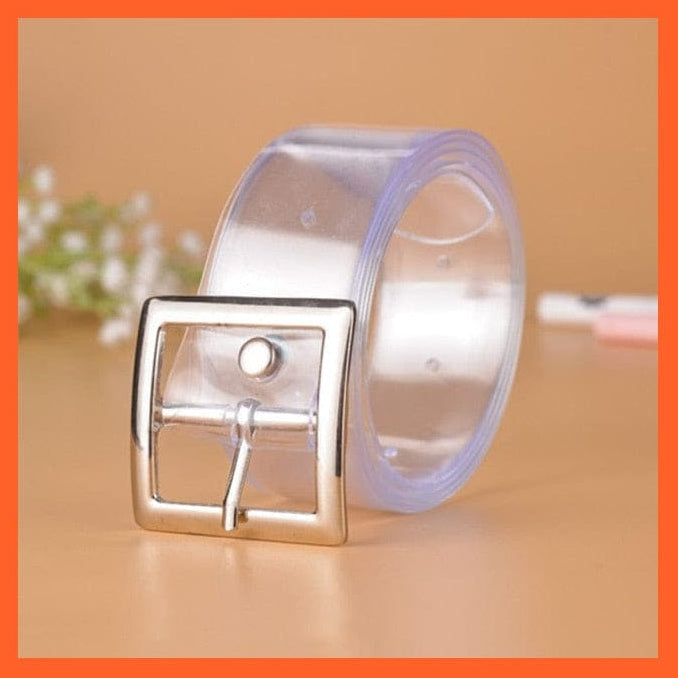 Unisex  Gold Metal Round Buckle Pu Belt Short Waistband | whatagift.com.au.