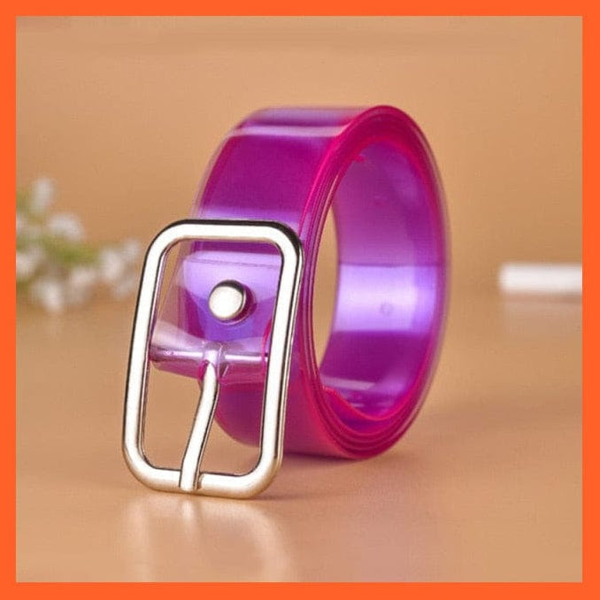 Unisex  Gold Metal Round Buckle Short Pu Belt Waistband | whatagift.com.au.