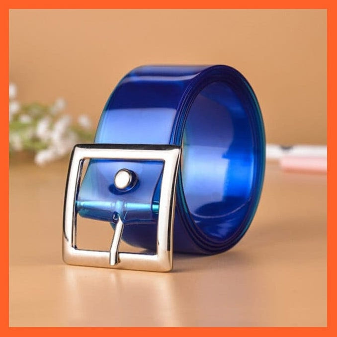 Unisex  Gold Metal Round Buckle Short Pu Belt Waistband | whatagift.com.au.