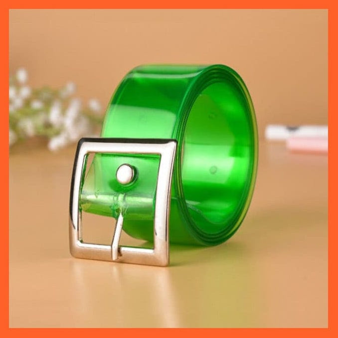 Unisex  Gold Metal Round Buckle Short Pu Belt Waistband | whatagift.com.au.