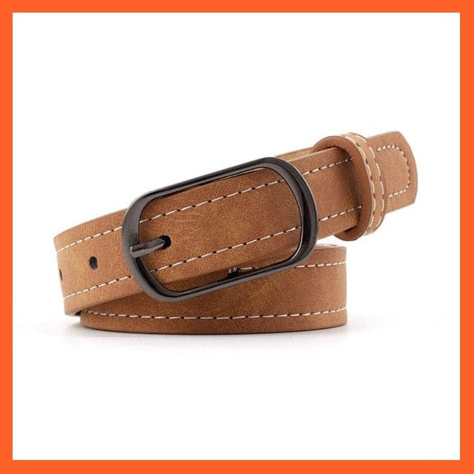 Women Pu Belt Different Styles Metal Buckle Waistband | whatagift.com.au.