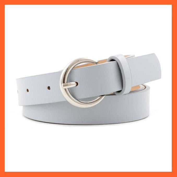 Women Pu Belt Different Styles Metal Buckle Waistband | whatagift.com.au.