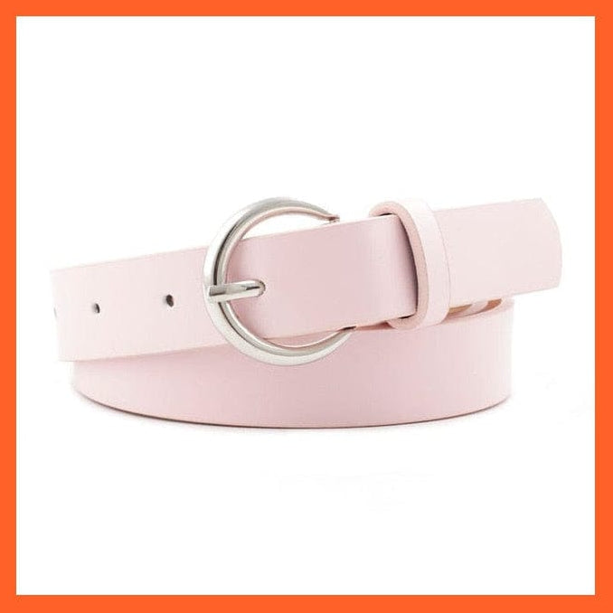 Women Pu Belt Different Styles Metal Buckle Waistband | whatagift.com.au.