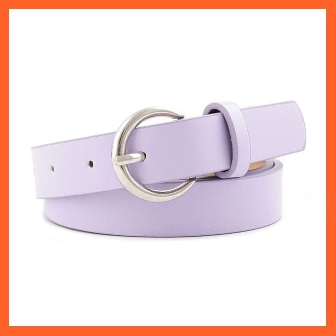 Women Pu Belt Different Styles Metal Buckle Waistband | whatagift.com.au.