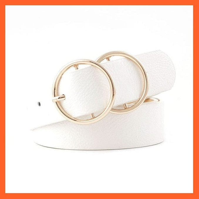 Women Pu Belt Different Styles Metal Buckle Waistband | whatagift.com.au.