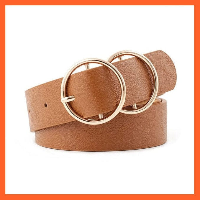 Women Pu Belt Different Styles Metal Buckle Waistband | whatagift.com.au.