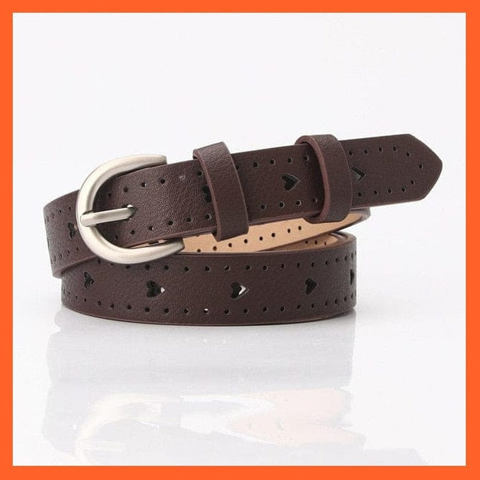 Women Pu Leather Belt 66 Styles Metal Buckle Waistband | whatagift.com.au.