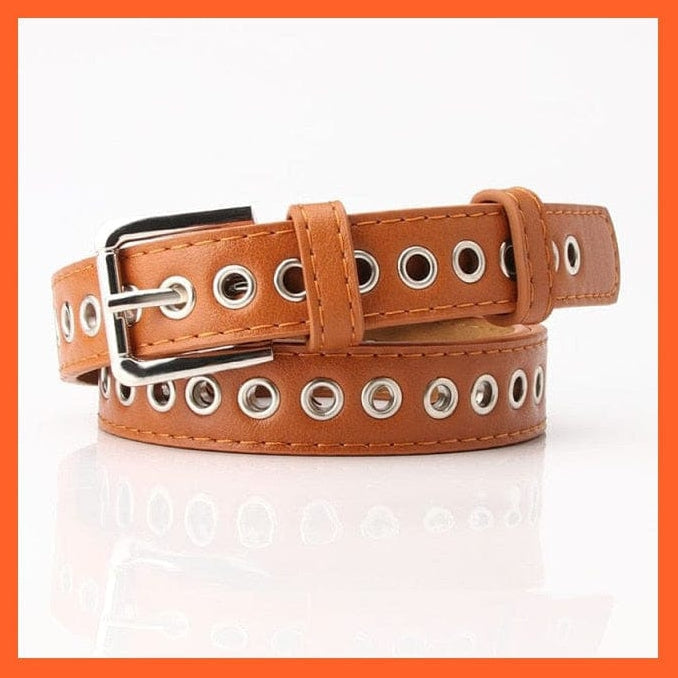 Women Pu Leather Belt 66 Styles Metal Buckle Waistband | whatagift.com.au.