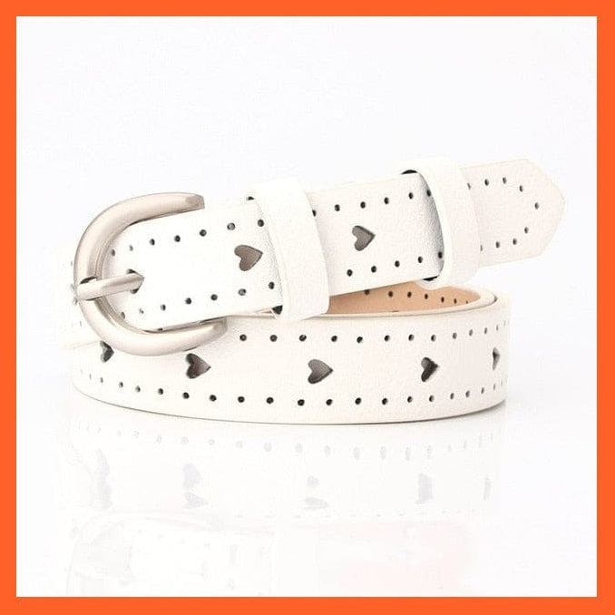 Women Pu Leather Belt 66 Styles Metal Buckle Waistband | whatagift.com.au.