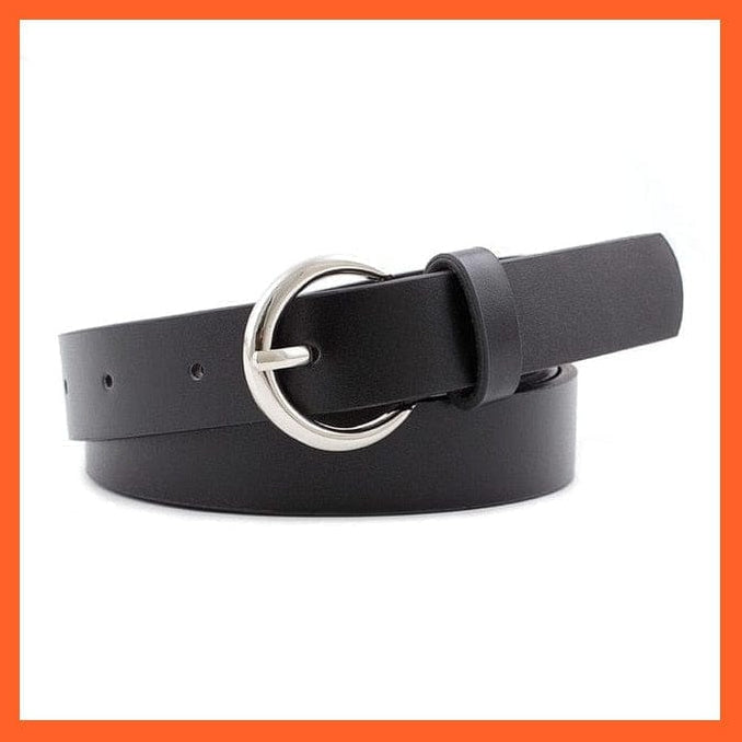 Women Pu Leather Belt 66 Styles Metal Buckle Waistband | whatagift.com.au.
