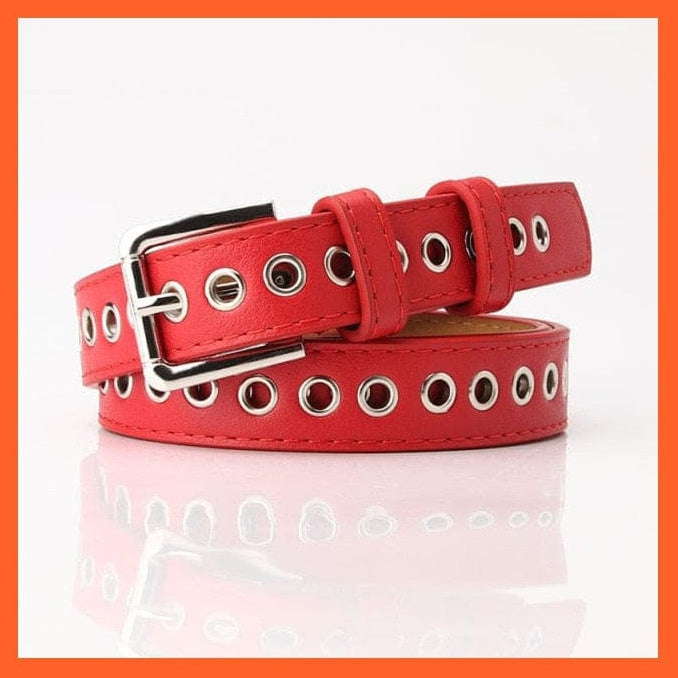 Women Pu Leather Belt 66 Styles Metal Buckle Waistband | whatagift.com.au.