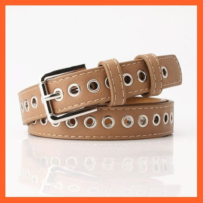 Women Pu Leather Belt 66 Styles Metal Buckle Waistband | whatagift.com.au.