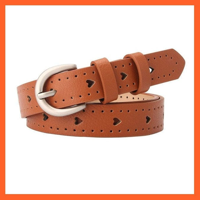 Women Pu Leather Belt 66 Styles Metal Buckle Waistband | whatagift.com.au.