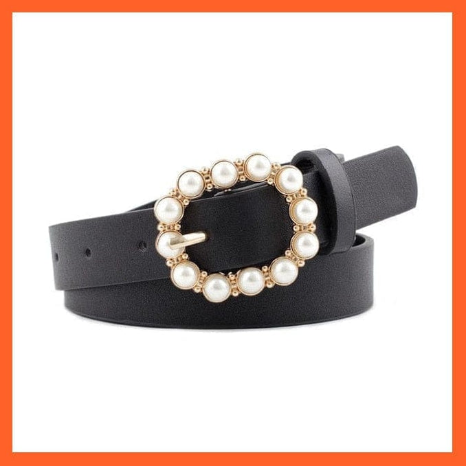 Women Pu Leather Belt 66 Styles Metal Buckle Waistband | whatagift.com.au.