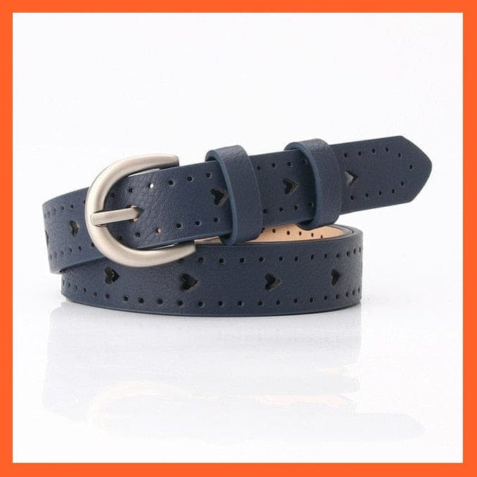 Women Pu Leather Belt 66 Styles Metal Buckle Waistband | whatagift.com.au.