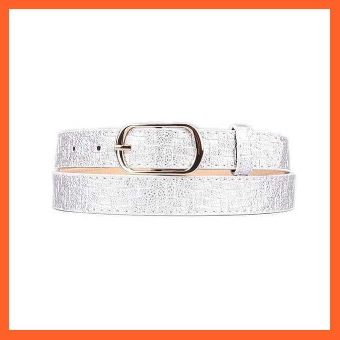 Women Pu Leather Belt 66 Styles Metal Buckle Waistband | whatagift.com.au.