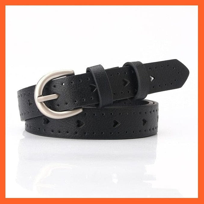 Women Pu Leather Belt 66 Styles Metal Buckle Waistband | whatagift.com.au.