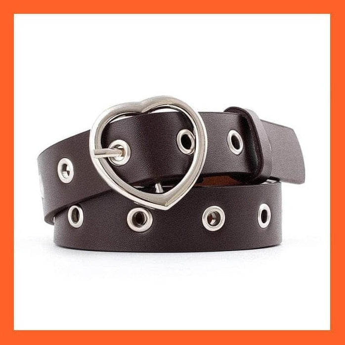 whatagift.com.au belt Women Pu Leather Belt 66 Styles Metal Buckle Waistband