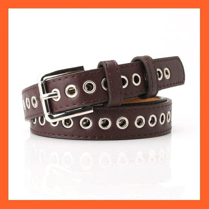 whatagift.com.au belt Women Pu Leather Belt 66 Styles Metal Buckle Waistband