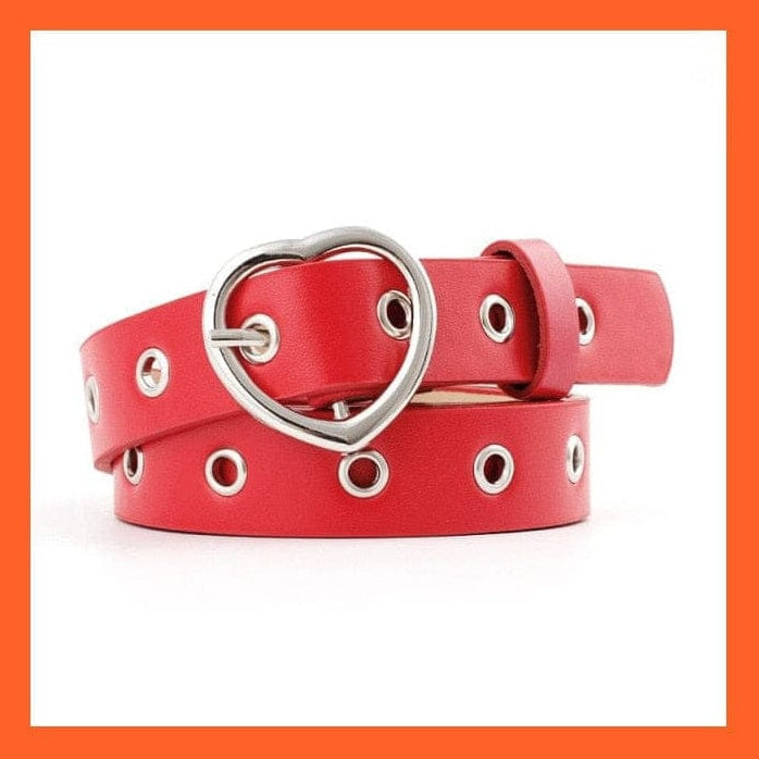 whatagift.com.au belt Women Pu Leather Belt 66 Styles Metal Buckle Waistband