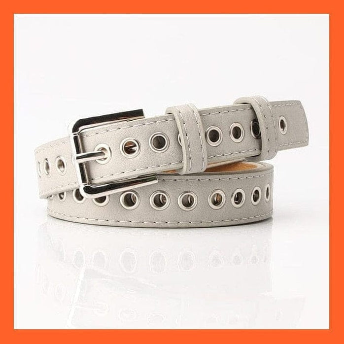 whatagift.com.au belt Women Pu Leather Belt 66 Styles Metal Buckle Waistband