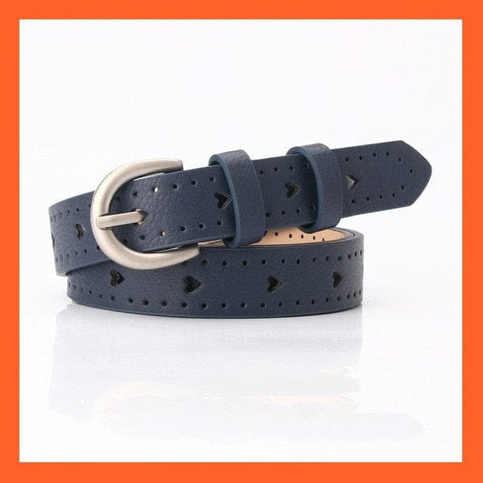 whatagift.com.au belt Women Pu Leather Belt 66 Styles Metal Buckle Waistband