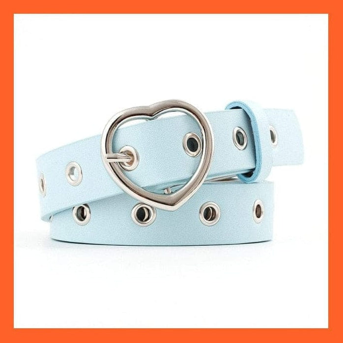 whatagift.com.au belt Women Pu Leather Belt 66 Styles Metal Buckle Waistband