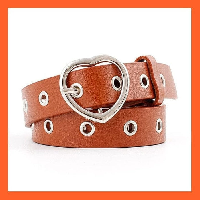 whatagift.com.au belt Women Pu Leather Belt 66 Styles Metal Buckle Waistband