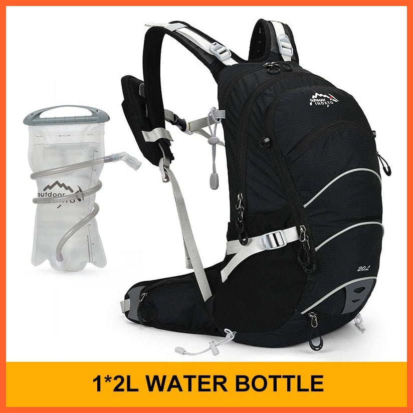 whatagift.com.au black 2L / China 20 litres Waterproof Camping Backpack With Rain Cover