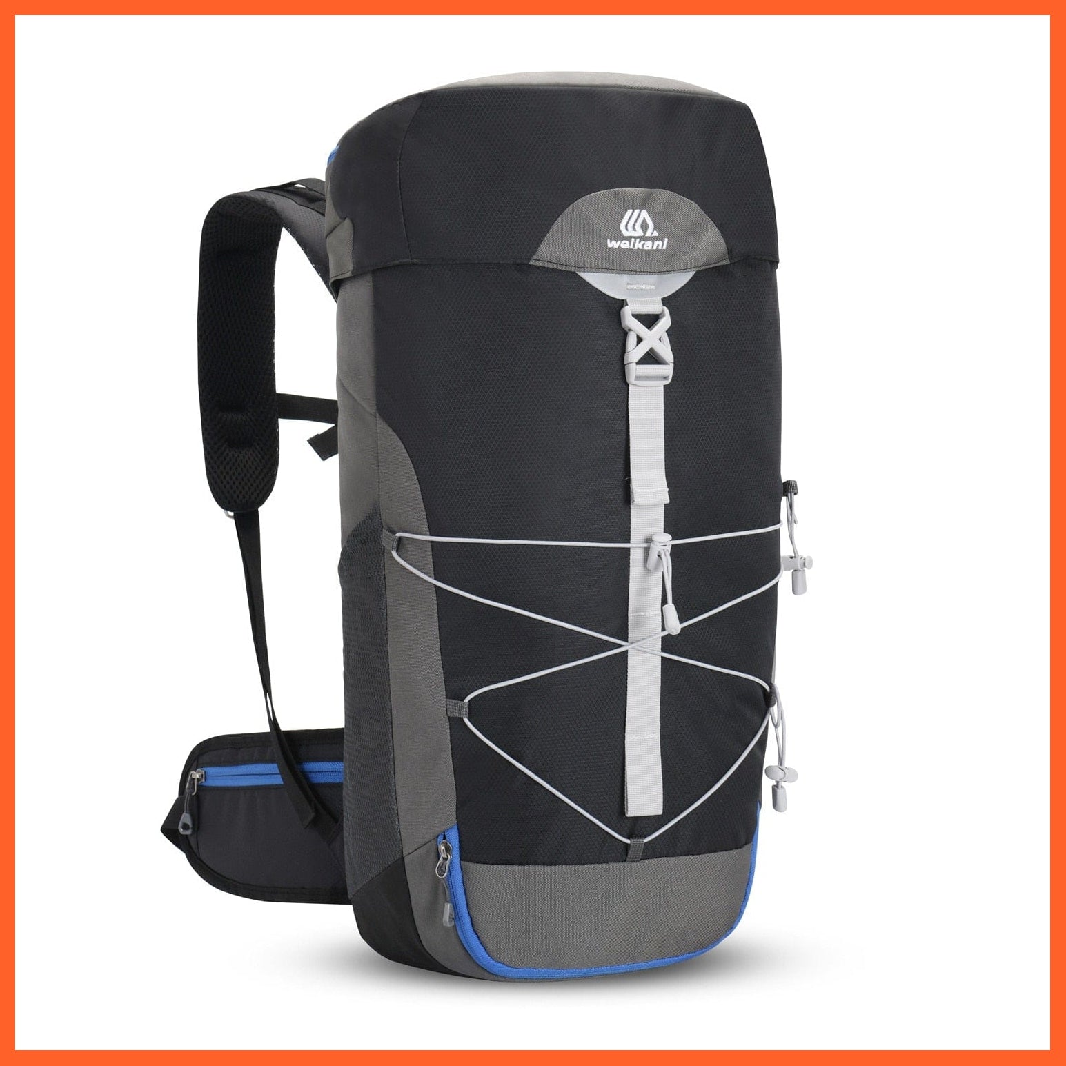 whatagift.com.au Black / 30 - 40L 40L Outdoor Lightweight Waterproof Backpack | Travel Hiking Backpack Bag