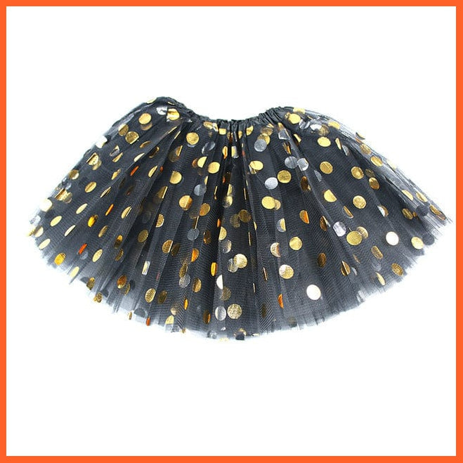 whatagift.com.au black / 3T Princess Ballet Dance sparkling Skirt For Girls