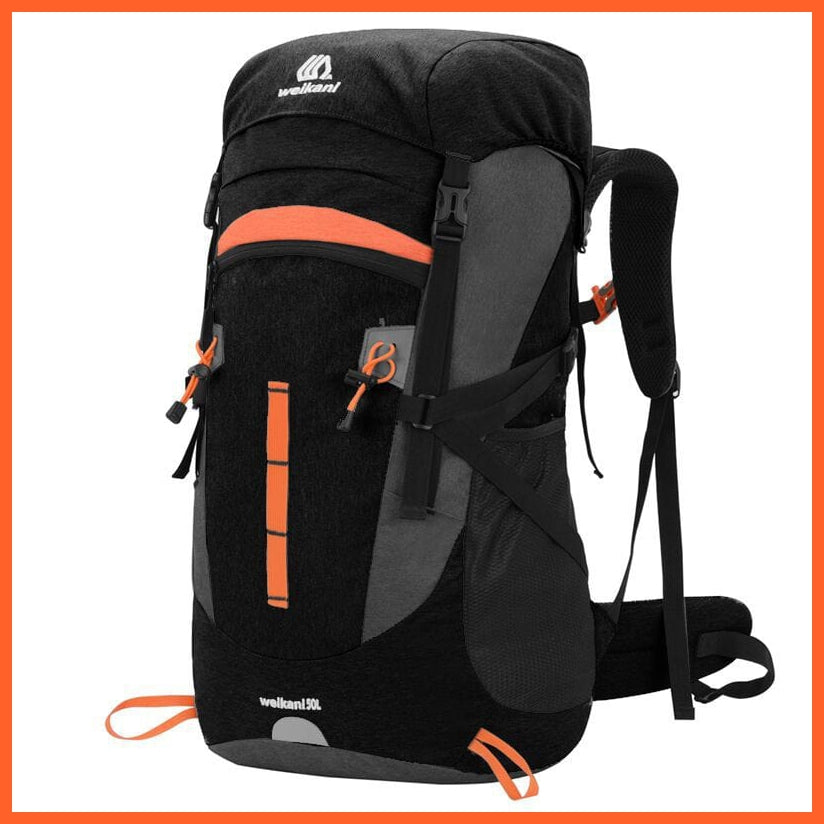 whatagift.com.au Black / 50 - 70L / China 50L Camping Waterproof Hiking Backpack For Men