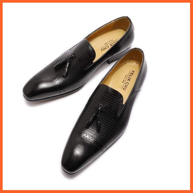 Tassel Loafer Designer Shoes Genuine Leather | whatagift.com.au.