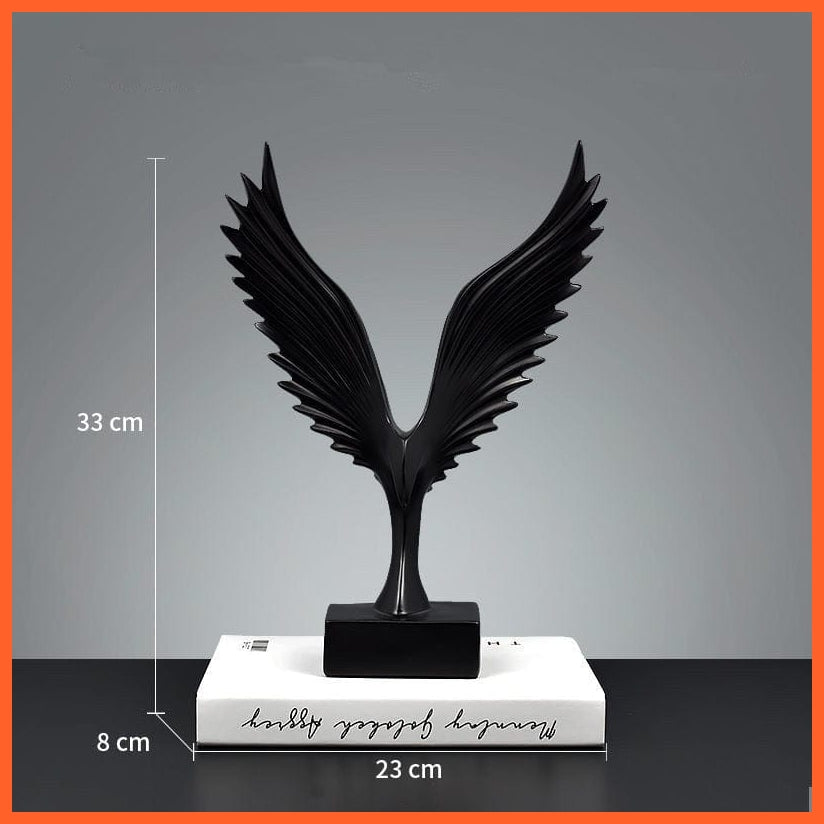 whatagift.com.au Black A Family Figurines Eagle Statue For Home Decor