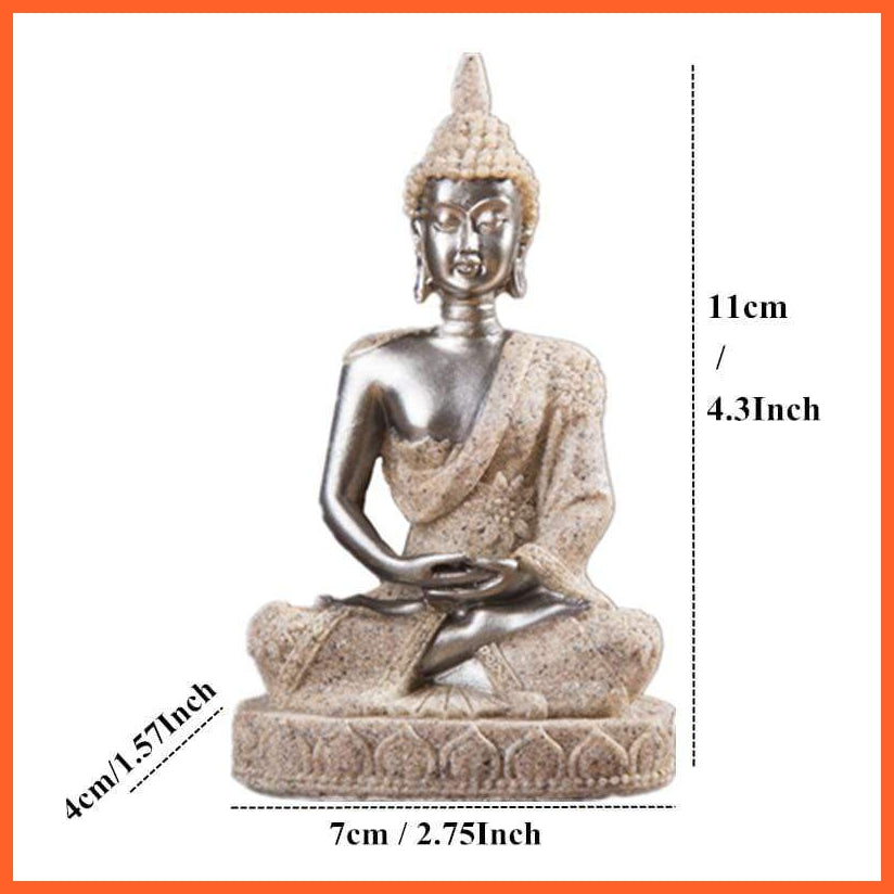 Sandstone India Buddha Statue | whatagift.com.au.