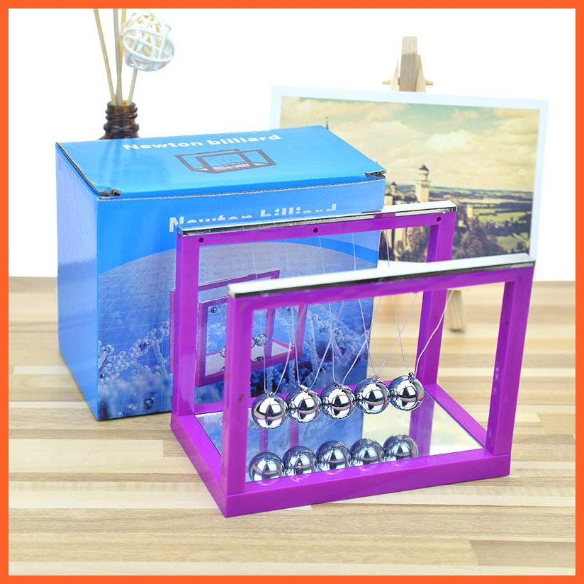 Colored Newton Pendulum Balls For Desk | whatagift.com.au.